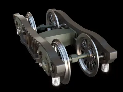 train engineer 3D model