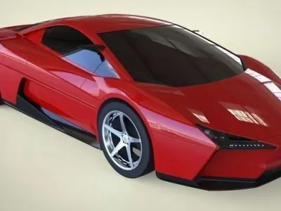 ADA Conept Car Free 3D model