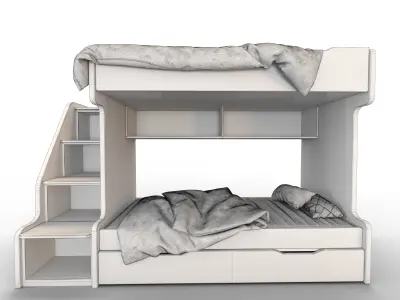 childern bed Free 3D model