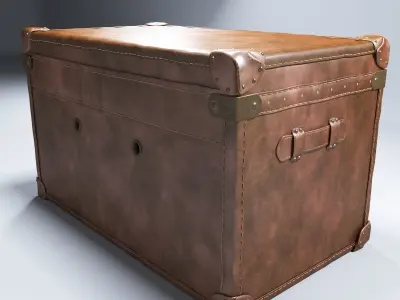 S00079 MAYFAIR STEAMER TRUNK Low-poly 3D model