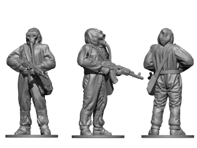 Hazmat suit 3D print model