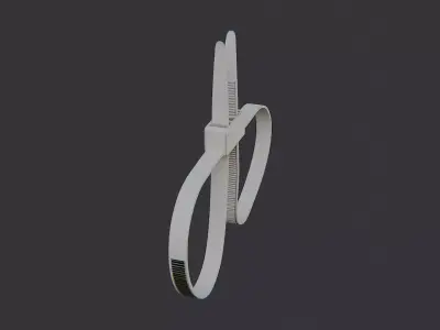 Zip Tie Handcuff Prop Low-poly 3D model