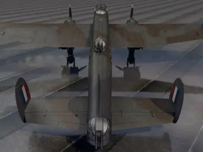 Avro Manchester Mk-1 3D model