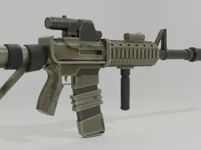 Rifle Pistola 3D model