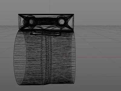 Tube clamp and adapter 3D model