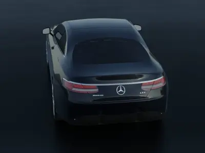 Mercedes Benz S Class 2019 S63 AMG Coupe Free 3D model