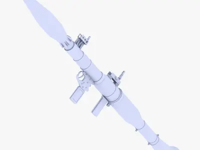 RPG 7 Launcher Low-poly 3D model purchase