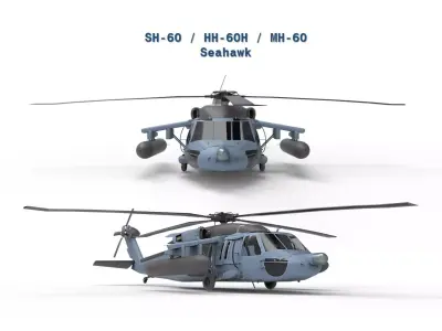 SH 60 HH 60 MH 60 3D model