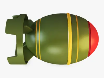 Nuclear bomb v 1 3D model