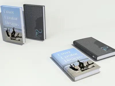 Decorative set of books Free low-poly 3D model