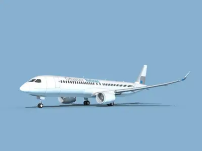 Airbus A220-300 Odyssey 3D model