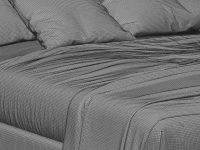 Meridiani Louis Up Bed 3D model