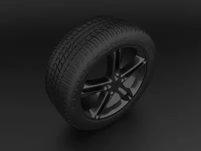 Audi R8 Rims Free 3D model