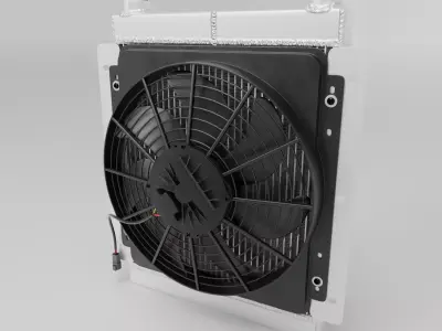 Mishimoto Heat Exchanger 3D model