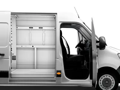 Renault Master Van L3H2 RWD HQInterior 2023 3D model