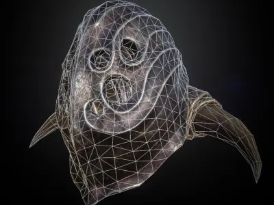 HELMET1 Game Ready elder scrolls iii helmet Low-poly 3D model