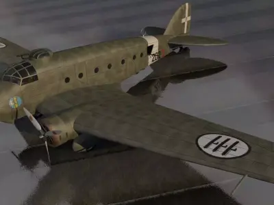 Savoia Marchetti SM-81 Pipistrello 3D model