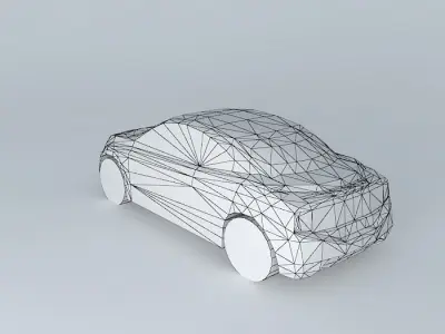Car Template NEG Free 3D model