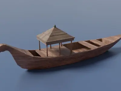 Ancient Sailing Ships 3D model