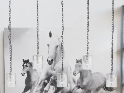 Living room Table and Cheir 3D model