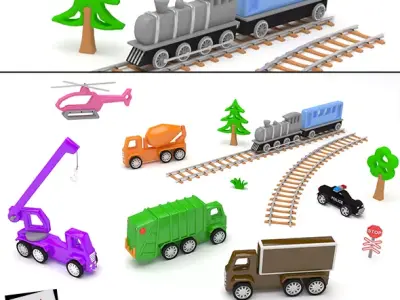 Kids toys 2 3D model