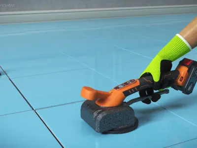 Vibration Tile Levelling Tool 3D model