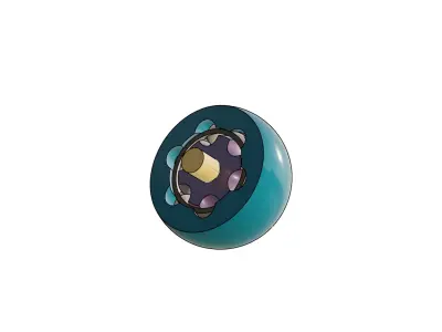 Rzeppa Constant Velocity Ball Joint 3D model