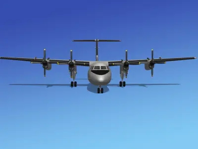 Dehavilland DHC-7 US Army 3D model