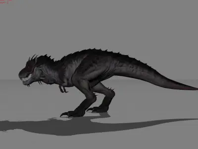 Tyrannosaurs Animal Low-poly 3D model
