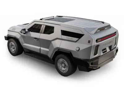 Rezvani vengeance Low-poly 3D model
