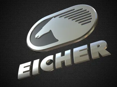 eicher logo 3D model