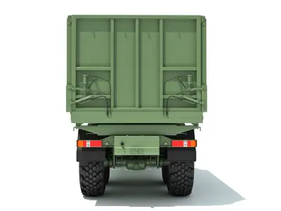 URAL Military Truck Off Road 6x6 3D model