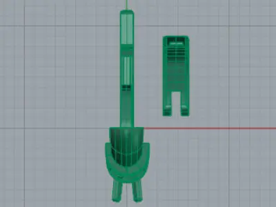 Orecchino modello B Free 3D model