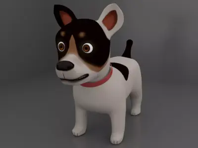Dog Cartoon 3D model