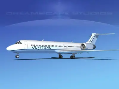 Boeing 717-200 Olympia 3D model