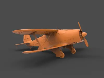 Beechcraft G17S 3D print model
