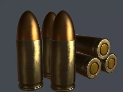 Bullet bullets Free 3D model