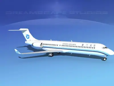 Comac ARJ21-700 Xiamen Airlines 3D model