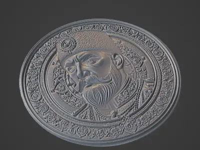 Ottoman Medallion 3D print model