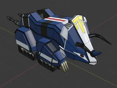 Triceratops Dinozord - Power Ranger 3D model