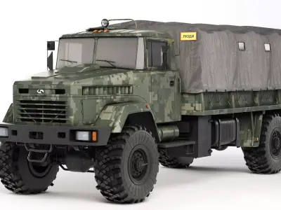 KrAZ 5233 VE 2010 3D model