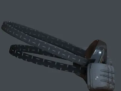 Gas mask helmet 3d model scifi Low-poly Low-poly 3D model Low-poly 3D model