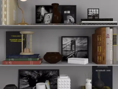 decoration set 01 Free 3D model