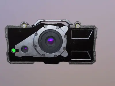 Military rangefinder Low-poly 3D model