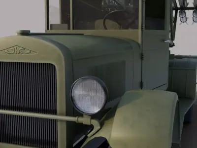 Katyusha Low-poly 3D model