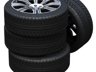 Volvo wheels 3D model