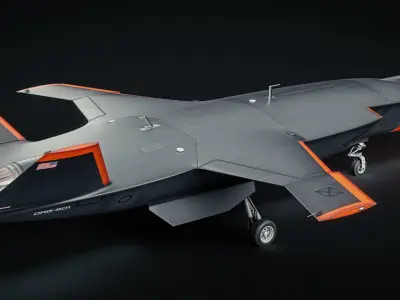 Boeing MQ-28 Ghost Bat Drone 3D model