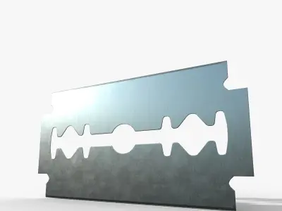 Simple blade Free low-poly 3D model