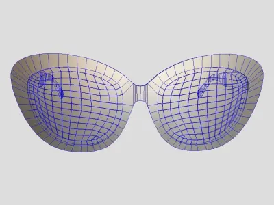 Sunglasses 5 Low-poly 3D model