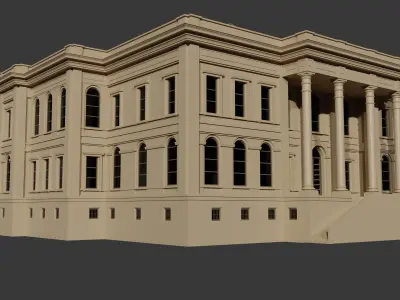 Istanbul Technical University Faculty of Management Building No2 3D model
